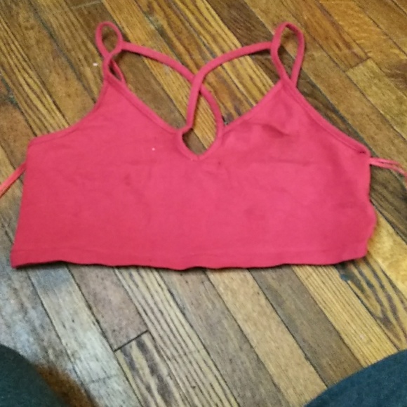 Red Crop Top - Picture 1 of 4